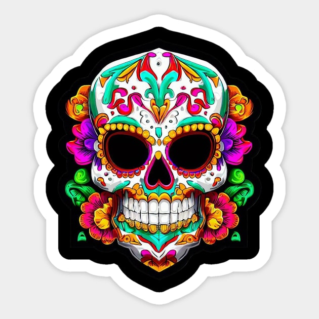 Calavera | Sugar skull Sticker by Viking shop